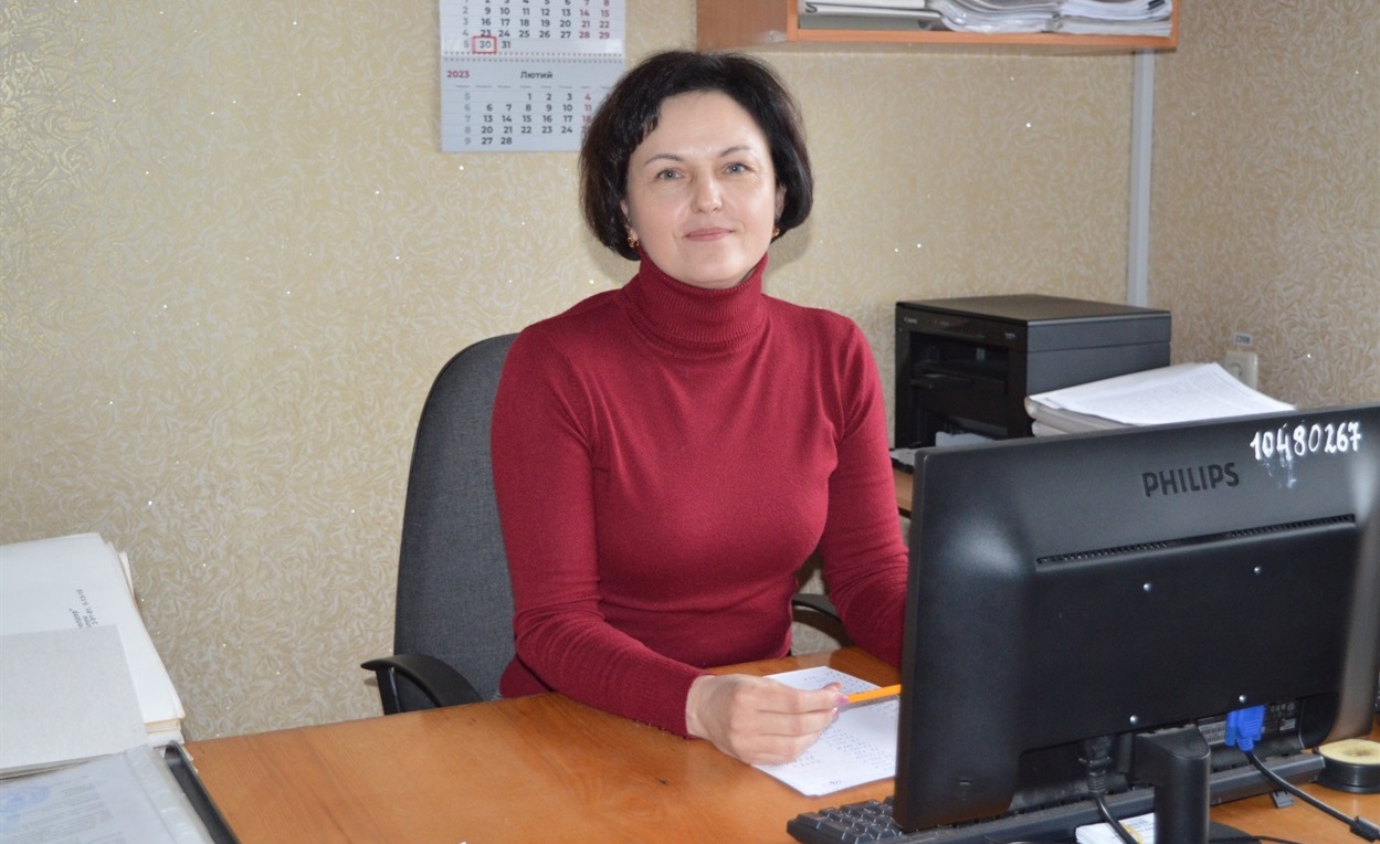 Начальник відділу по роботі з ветеранами війни та ВПО управління соціального захисту населення Переяславської міської ради Віта Рева