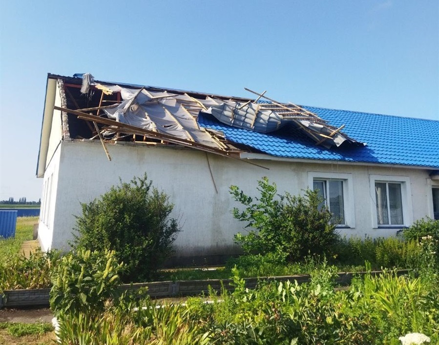 Наслідки буревію у Згурівці